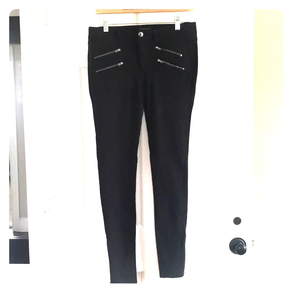 Black Embellished Leggings